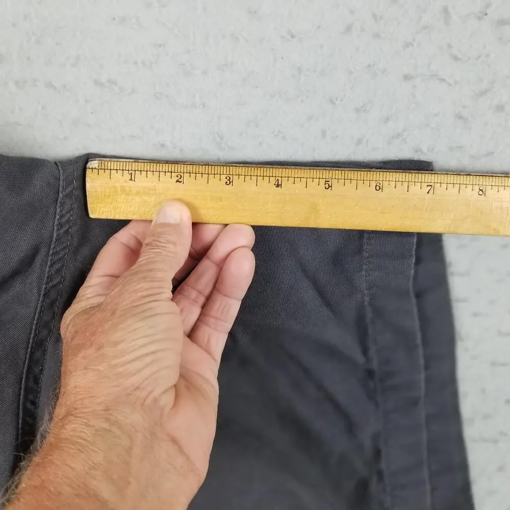 Savane Cargo Shorts Mens 38 Gray 100% Cotton Casual Outdoor‎ Pockets Classic